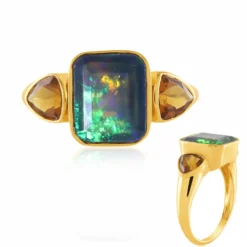 Mezezo-Opal-Silberring