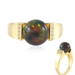 Mezezo-Opal-Silberring