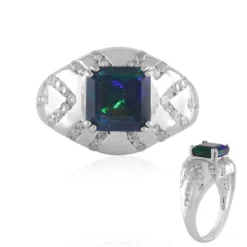 Mezezo-Opal-Silberring