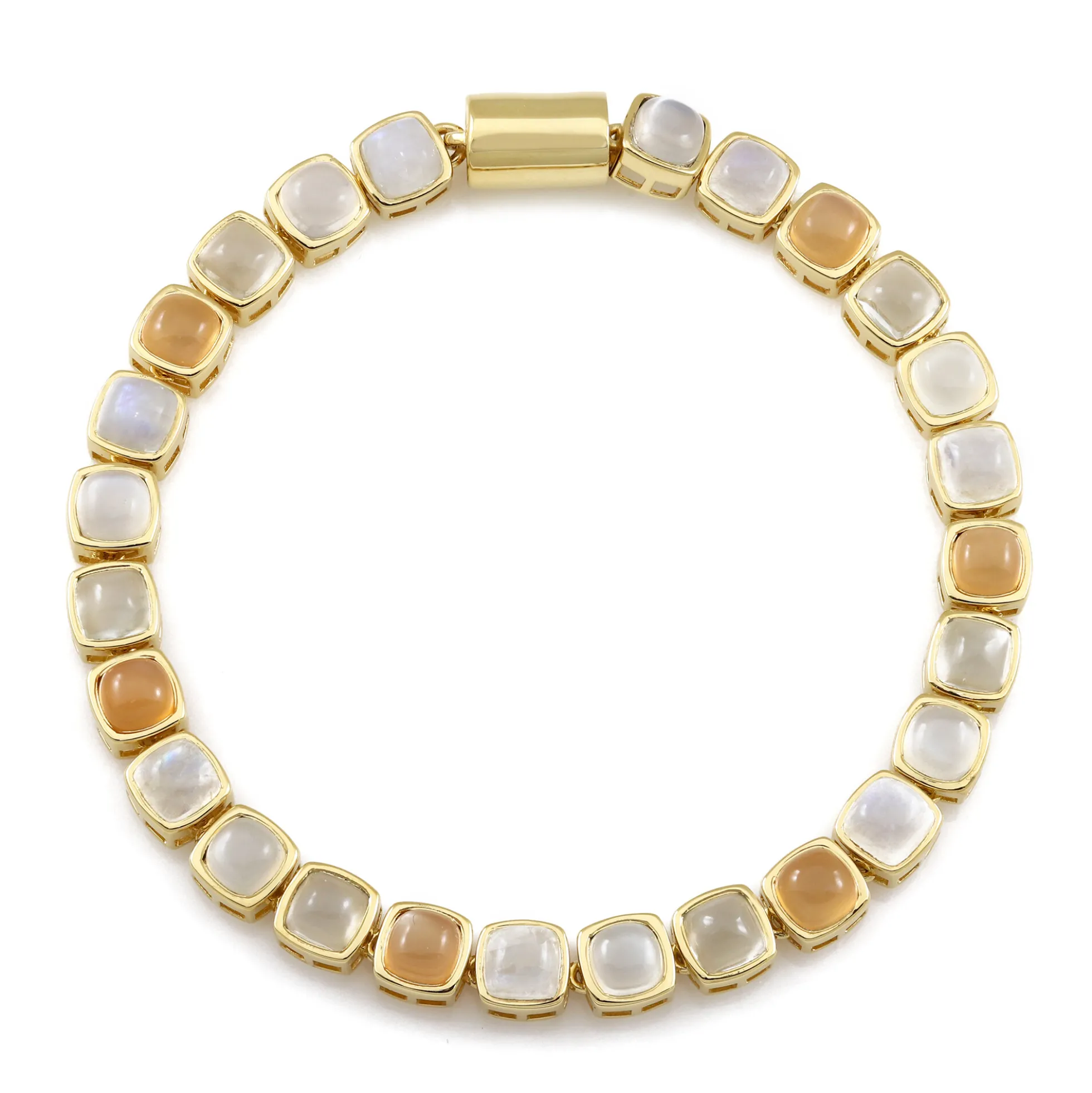 Mondstein-Silberarmband