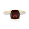 Mosambik-Granat-Goldring
