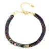 Mystik-Hämatit-Silberarmband
