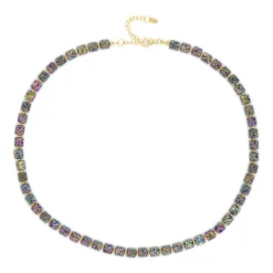 Mystik-Hämatit-Silberhalskette