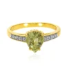 Nigerianischer Paraiba-Turmalin-Goldring