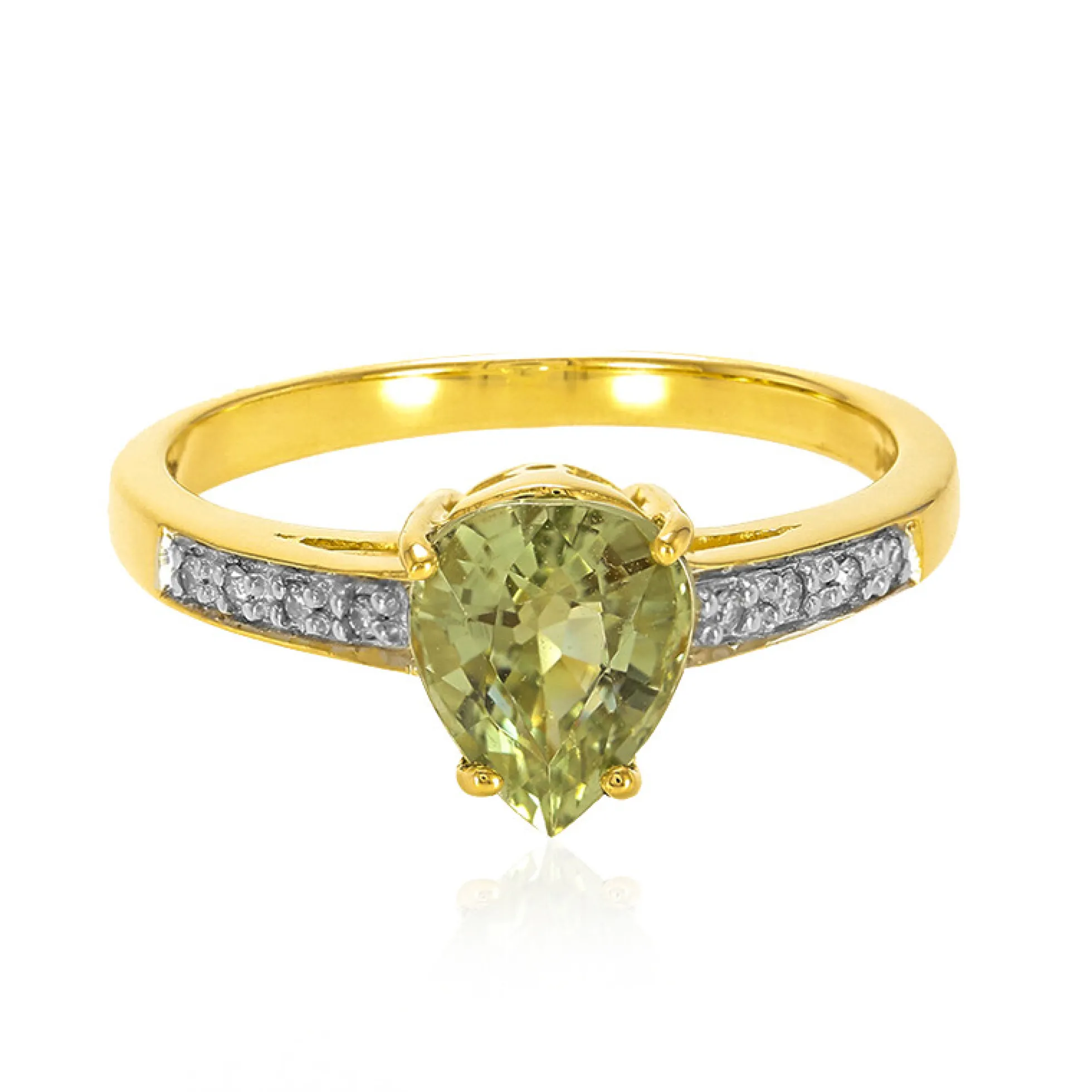 Nigerianischer Paraiba-Turmalin-Goldring