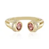 Nigerianischer Pinkfarbener Turmalin-Goldring