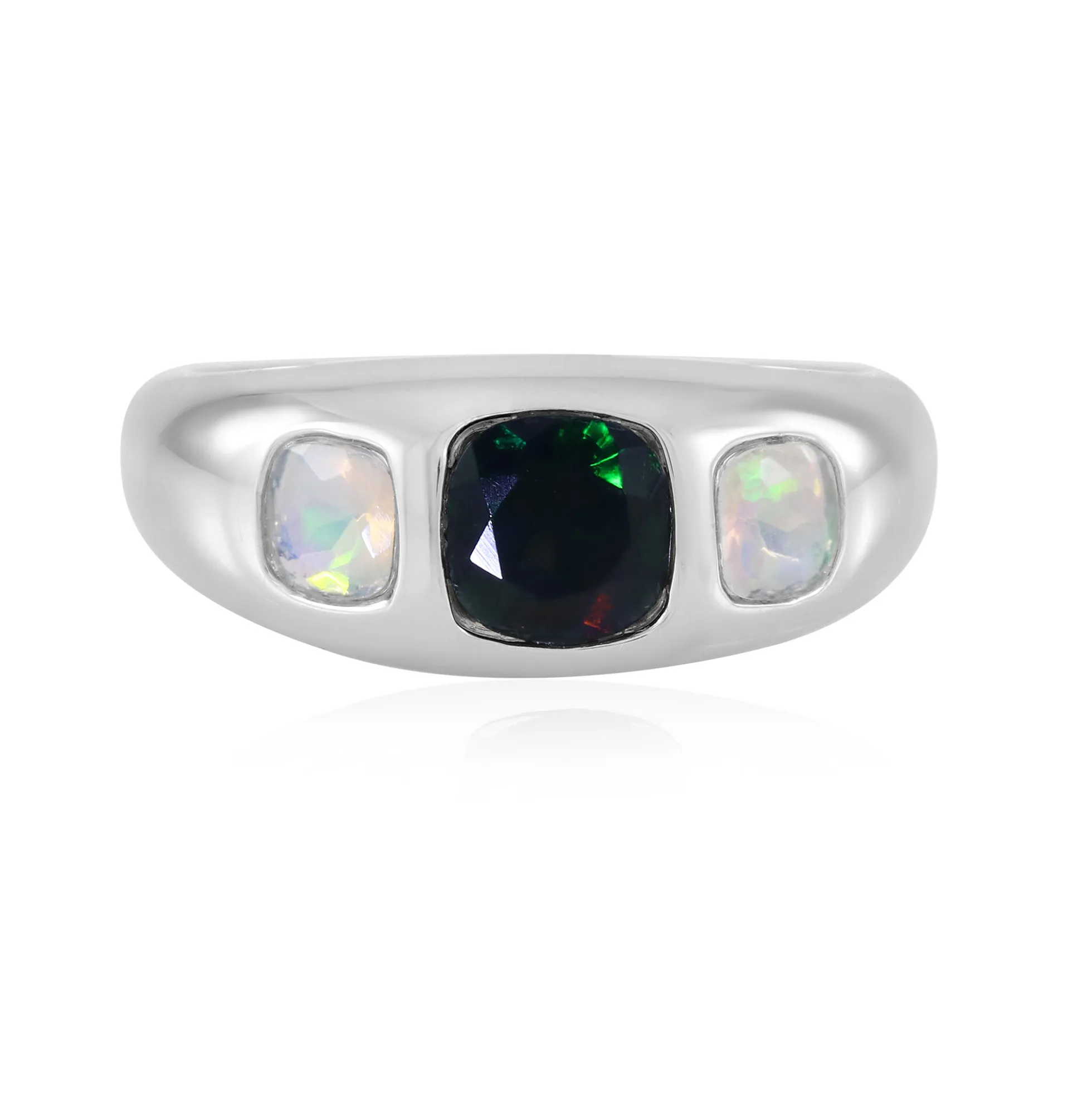 Opal-Silberring