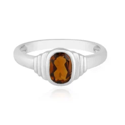 Oranger Turmalin-Goldring