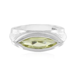 Ouro Verde-Quarz-Silberring