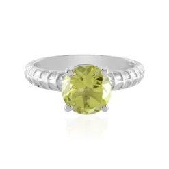 Ouro Verde-Quarz-Silberring