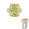 Ouro Verde-Quarz-Silberring