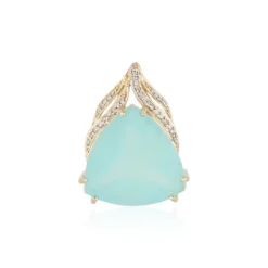 Paraiba-Opal-Goldanhänger