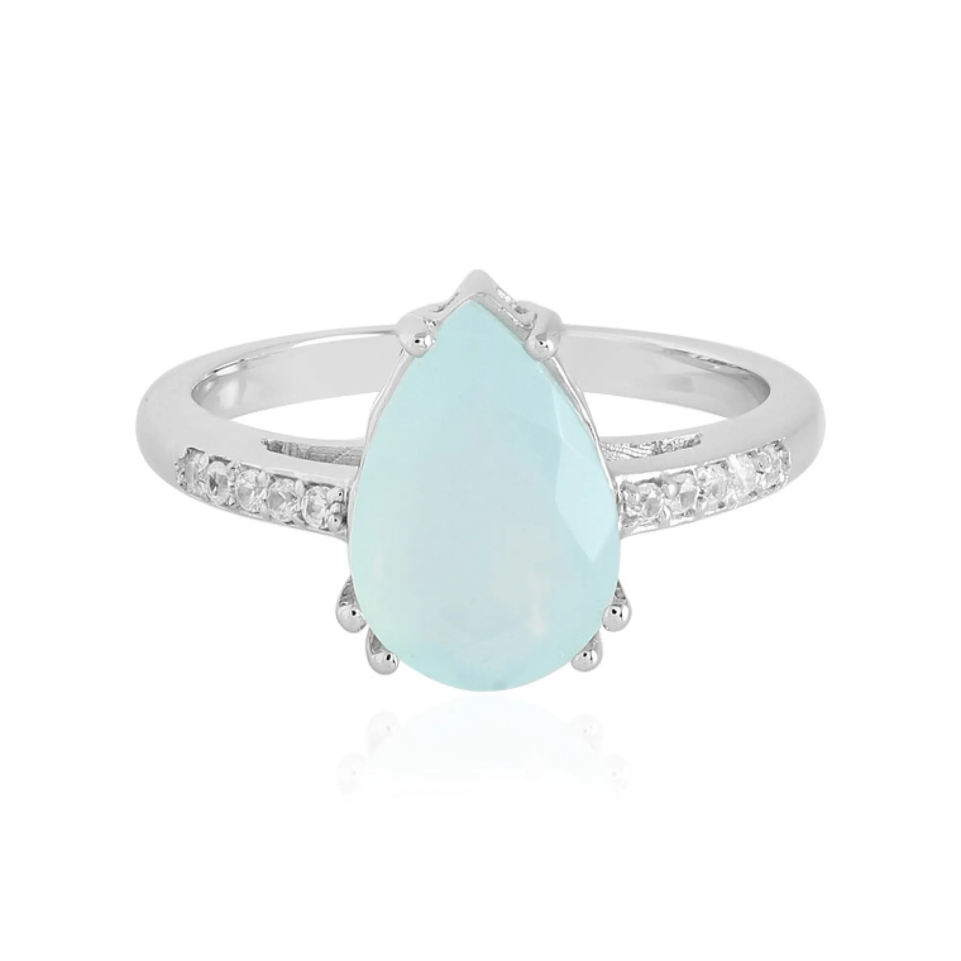 Paraiba-Opal-Silberring