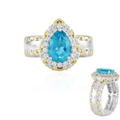Paraiba-Topas-Silberring