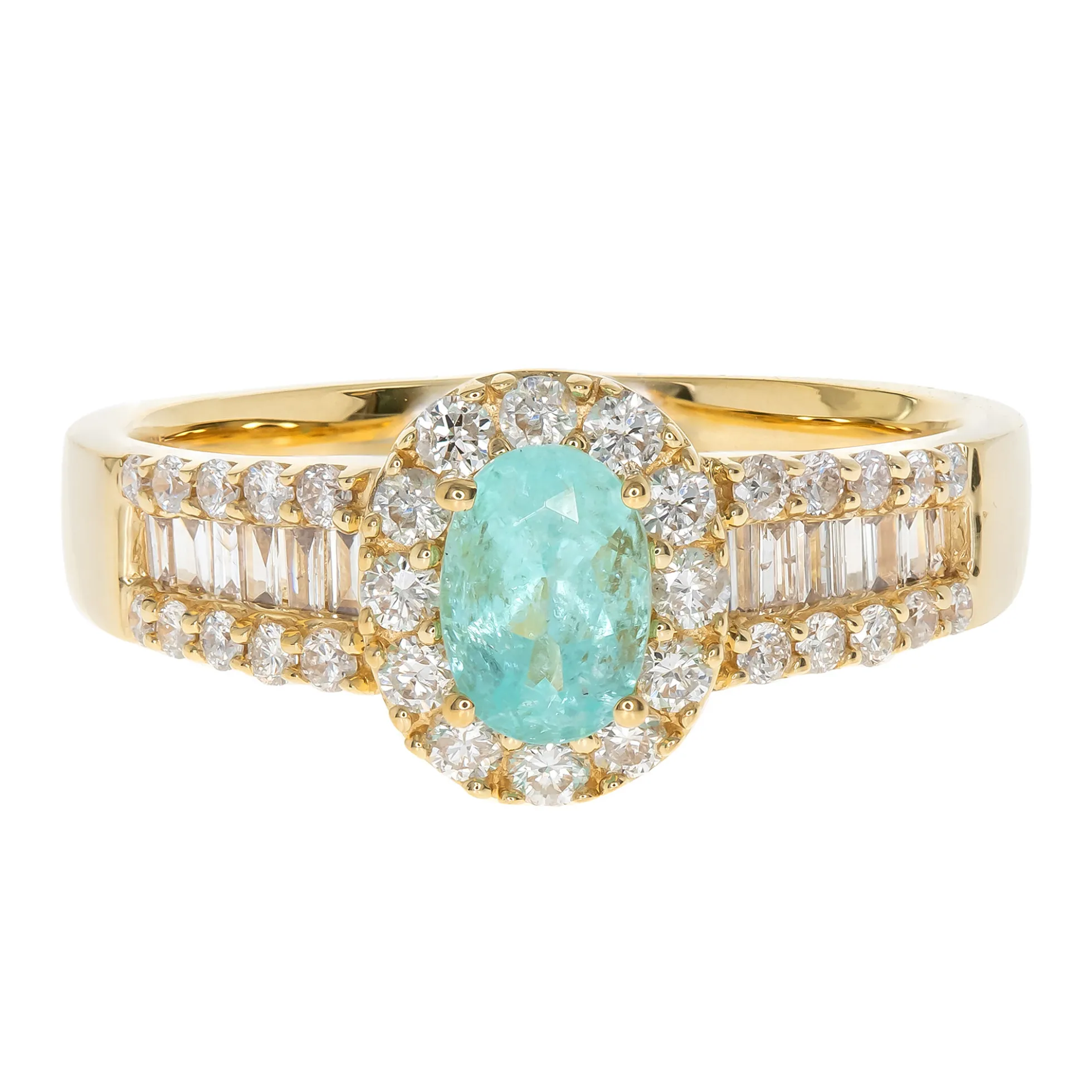 Paraiba-Turmalin-Goldring