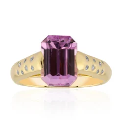 Patroke-Kunzit-Goldring