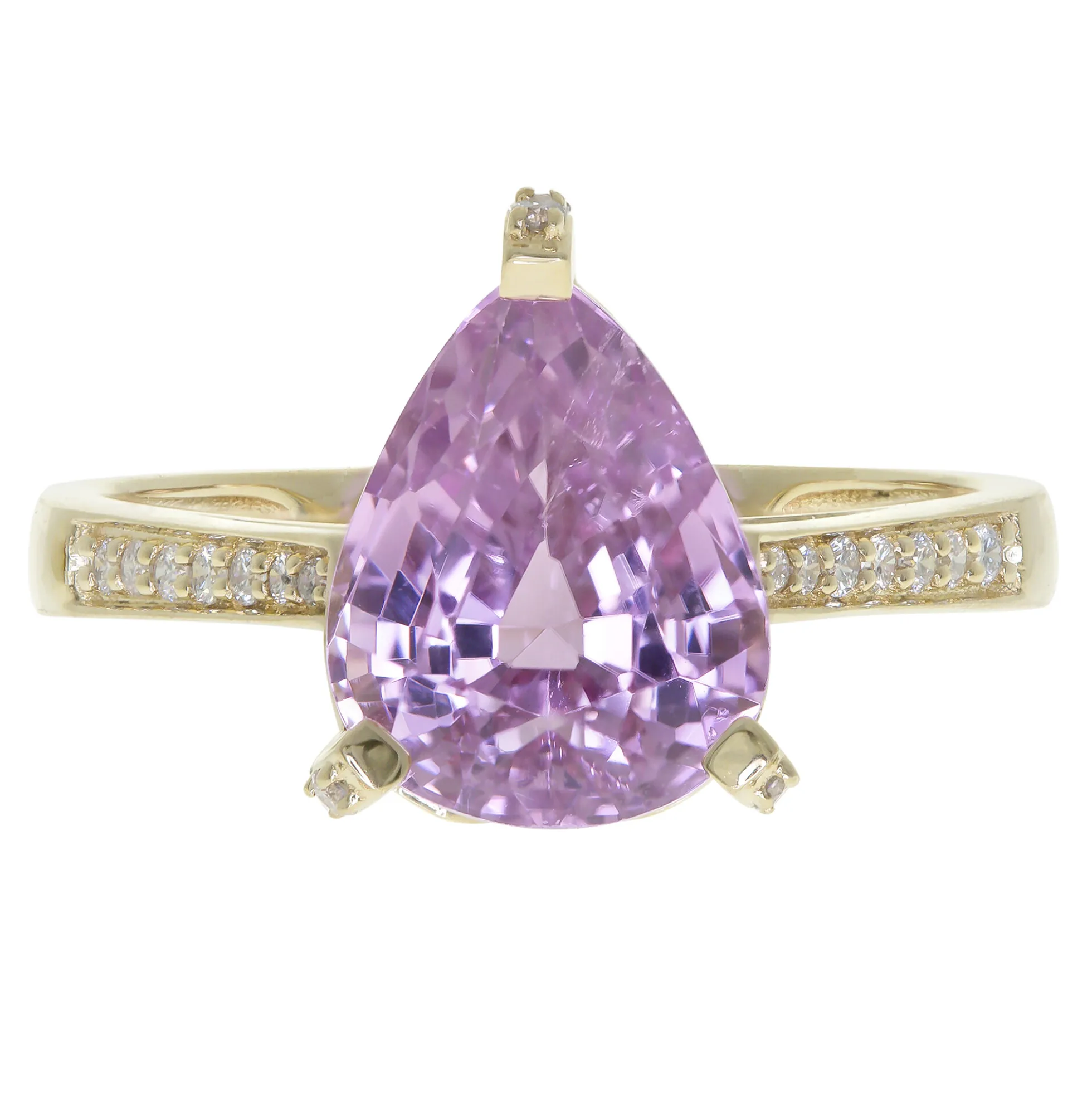 Patroke-Kunzit-Goldring