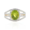 Peridot-Goldring