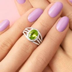 Peridot-Goldring