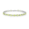 Peridot-Silberarmband