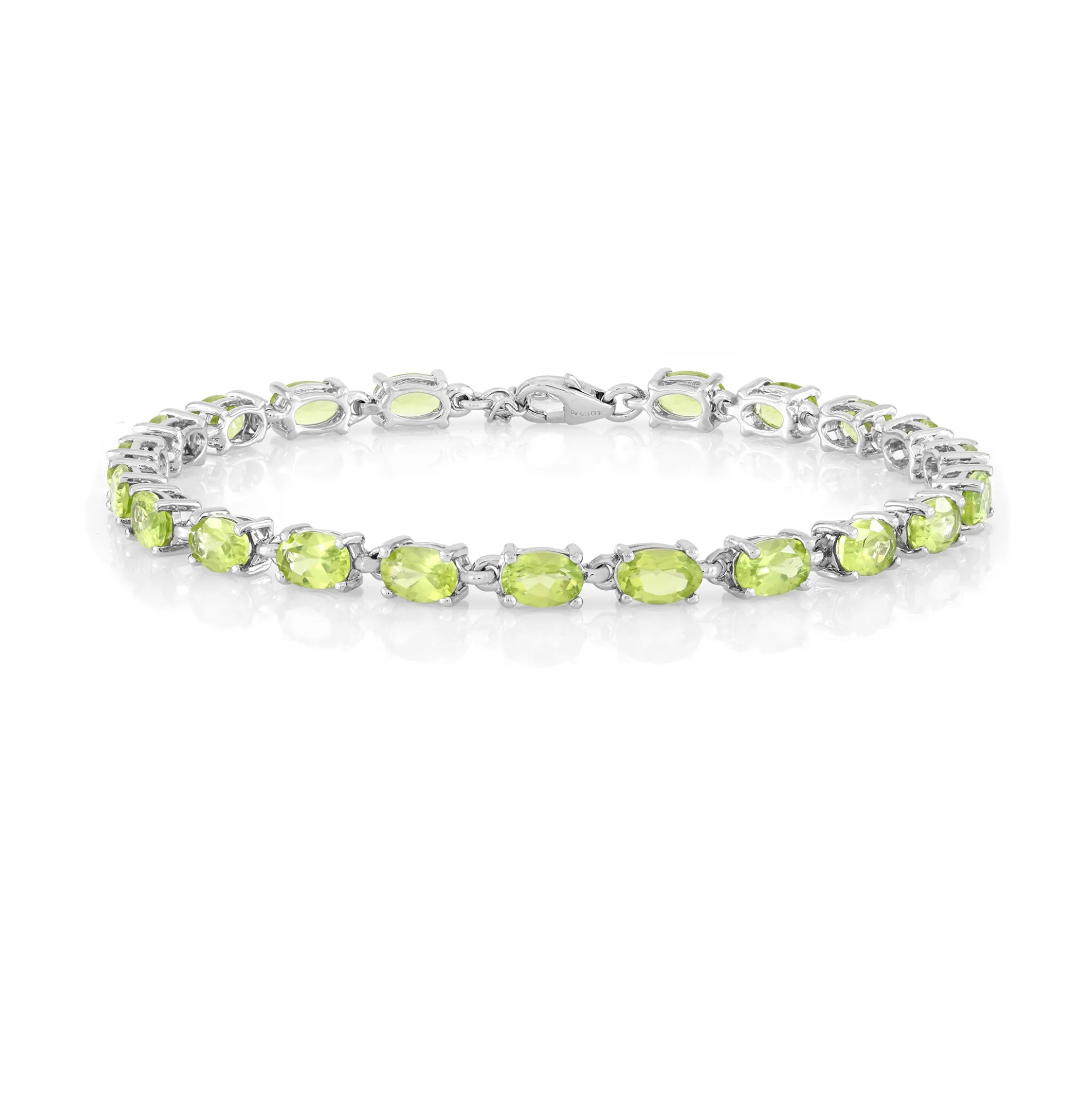 Peridot-Silberarmband