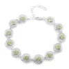 Peridot-Silberarmband