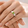 Peridot-Silberring