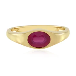 Pinkfarbener Madagaskar-Saphir-Silberring