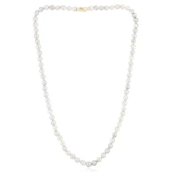 Platin-Akoya-Perlen-Goldcollier