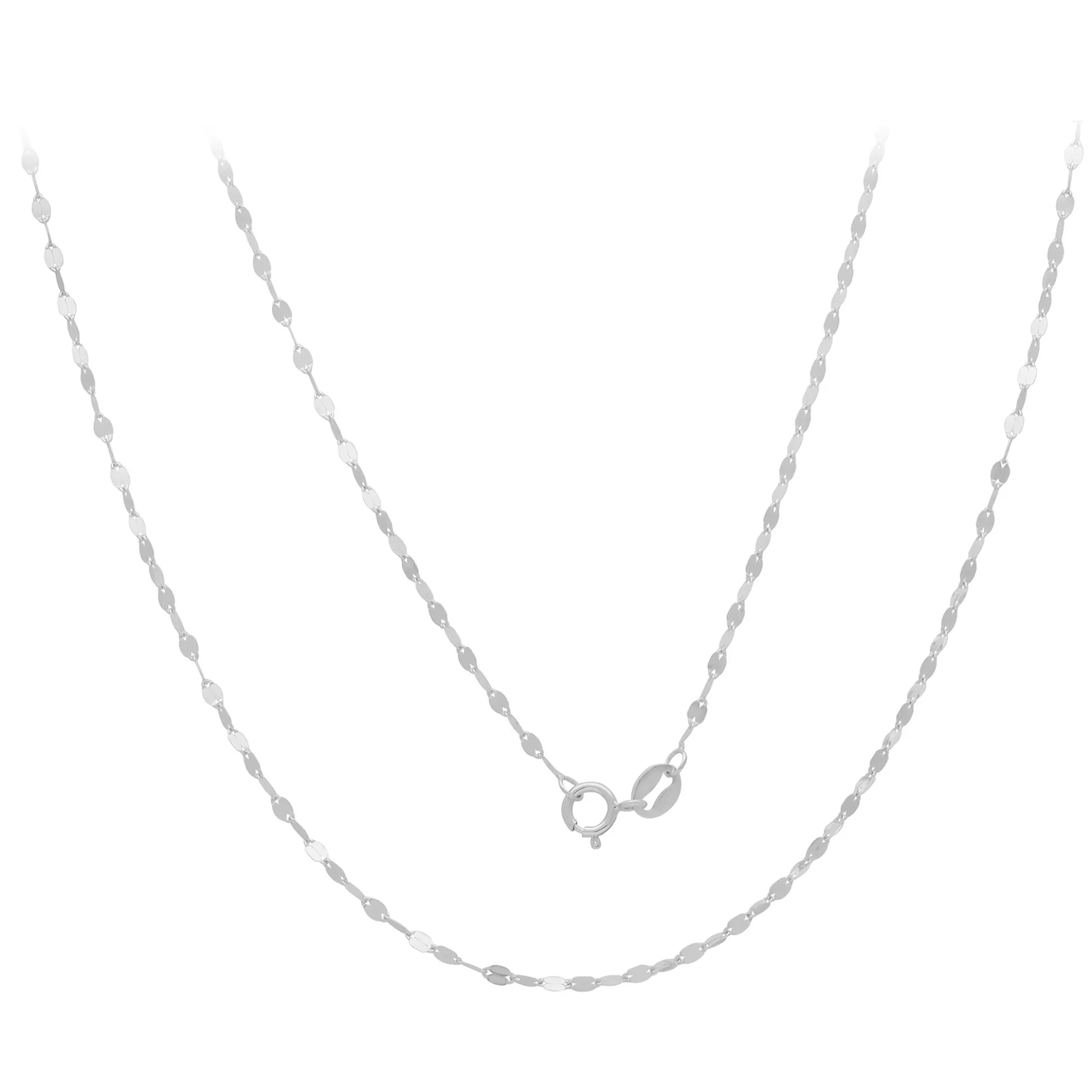 Platinhalskette - 1,3 g - 46 cm