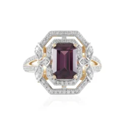Purpur-Spinell-Goldring