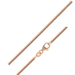 Roségold-Schlangenkette - 2,74 g - 45 cm