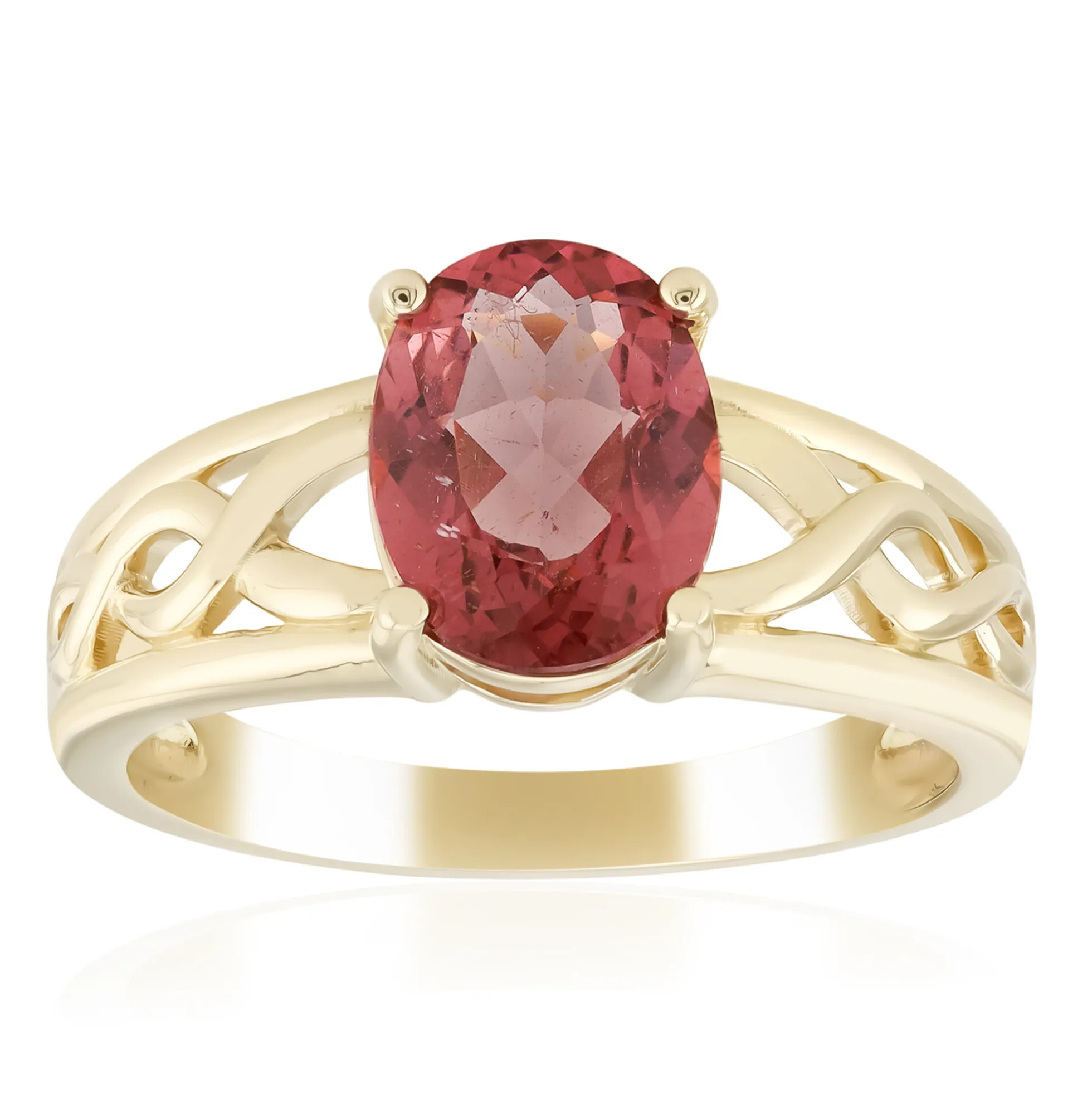Roter Apatit-Goldring