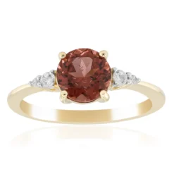 Roter Apatit-Goldring