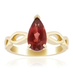 Roter Apatit-Goldring
