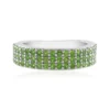 Russischer Diopsid-Silberring