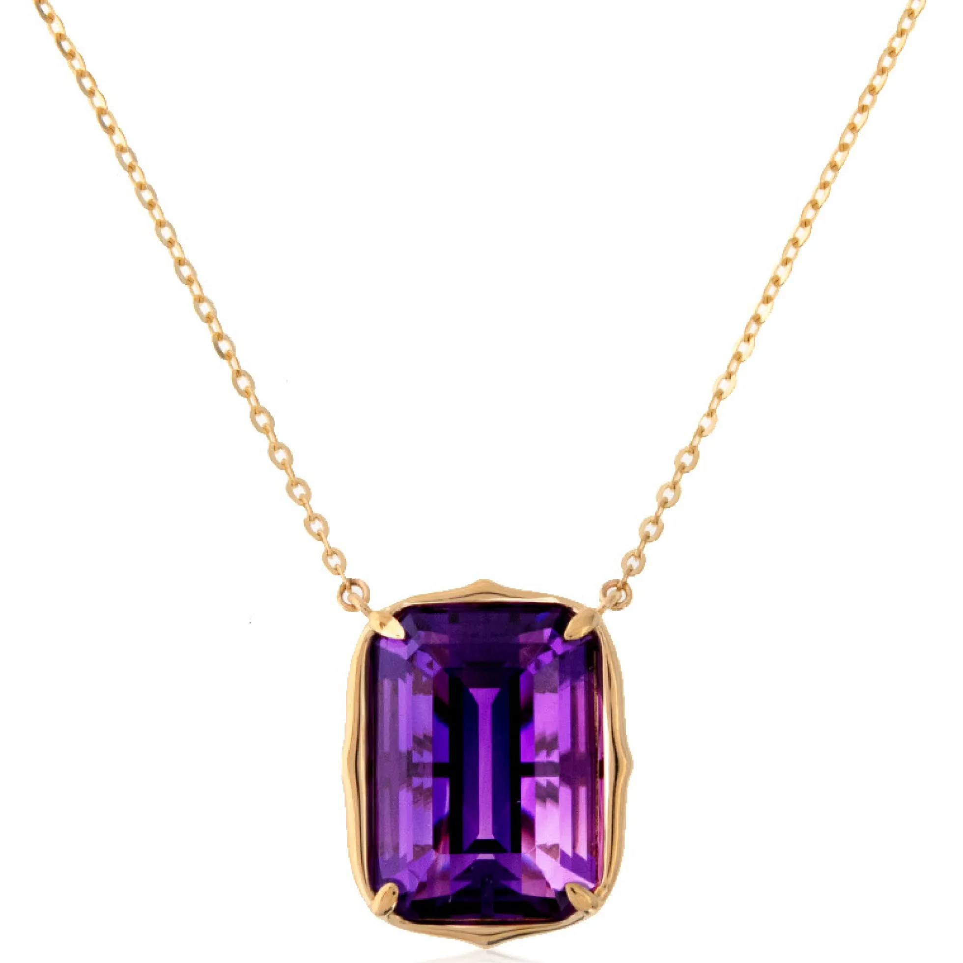 Sambia-Amethyst-Goldcollier
