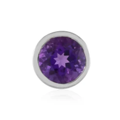 Sambia-Amethyst-Silberanhänger