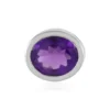 Sambia-Amethyst-Silberanhänger