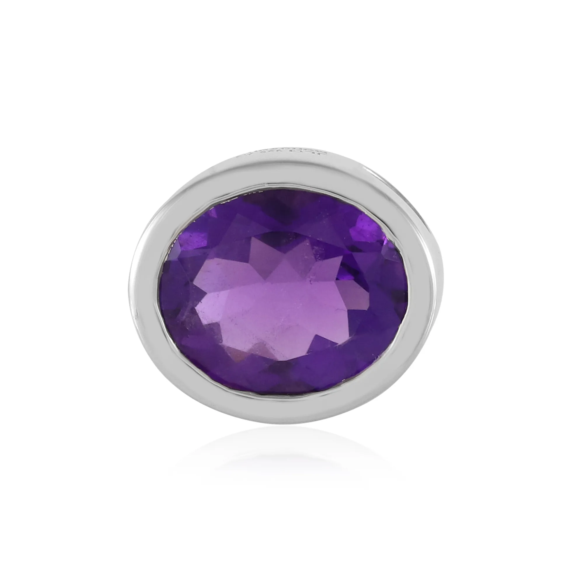 Sambia-Amethyst-Silberanhänger