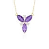 Sambia-Amethyst-Silbercollier
