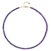 Sambia-Amethyst-Silberhalskette