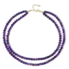 Sambia-Amethyst-Silberhalskette