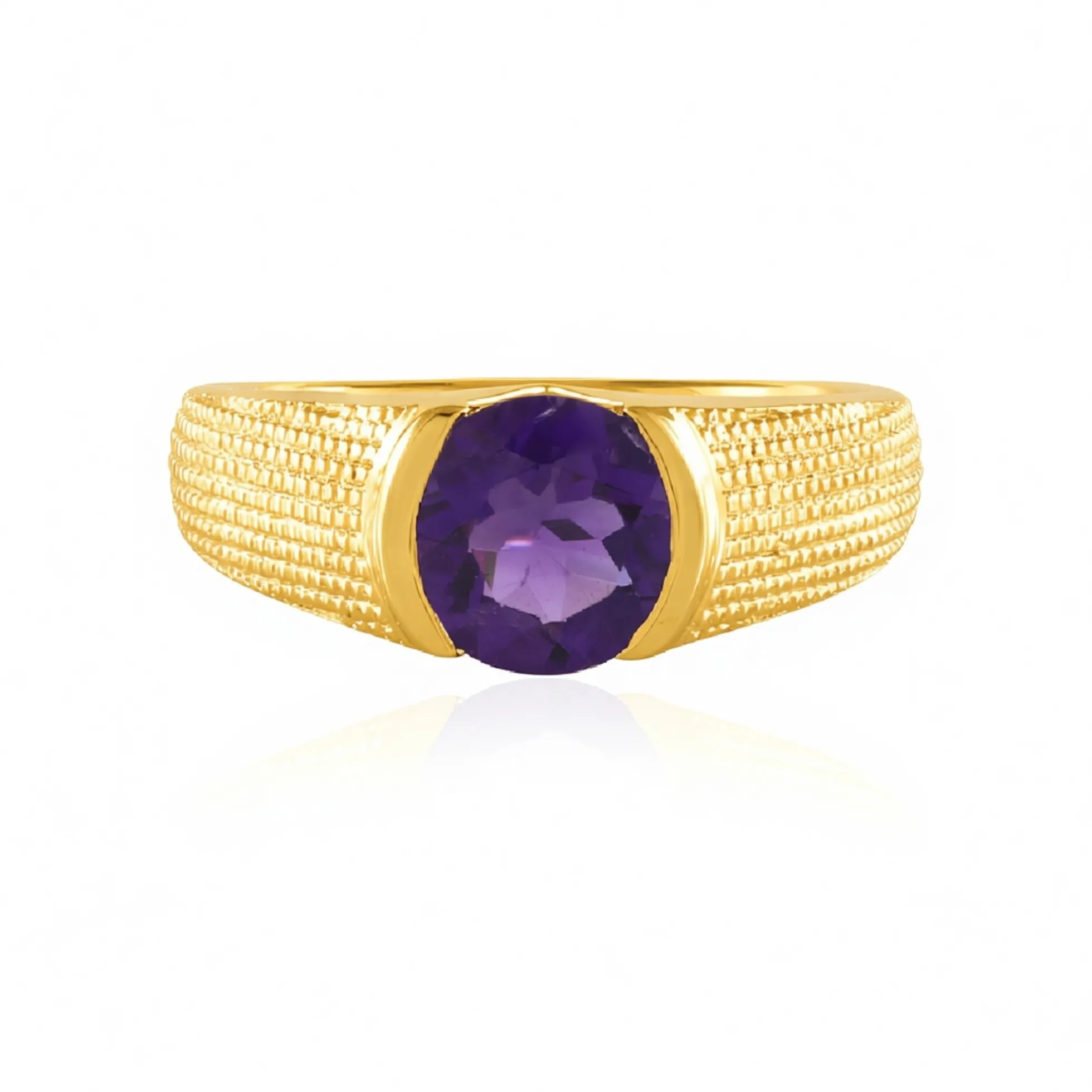 Sambia-Amethyst-Silberring