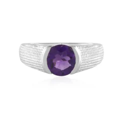 Sambia-Amethyst-Silberring