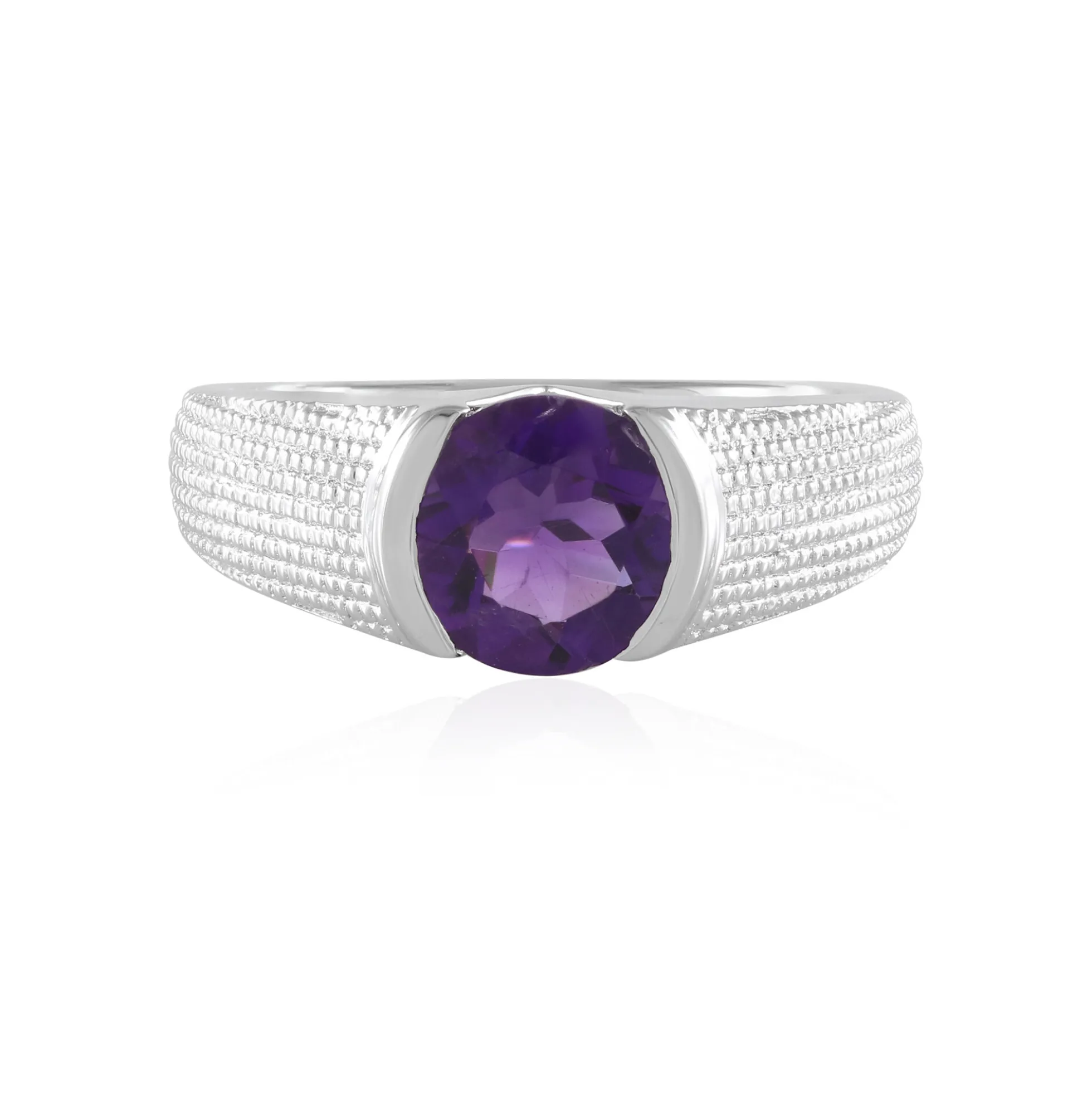 Sambia-Amethyst-Silberring
