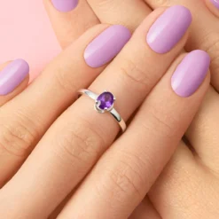Sambia-Amethyst-Silberring