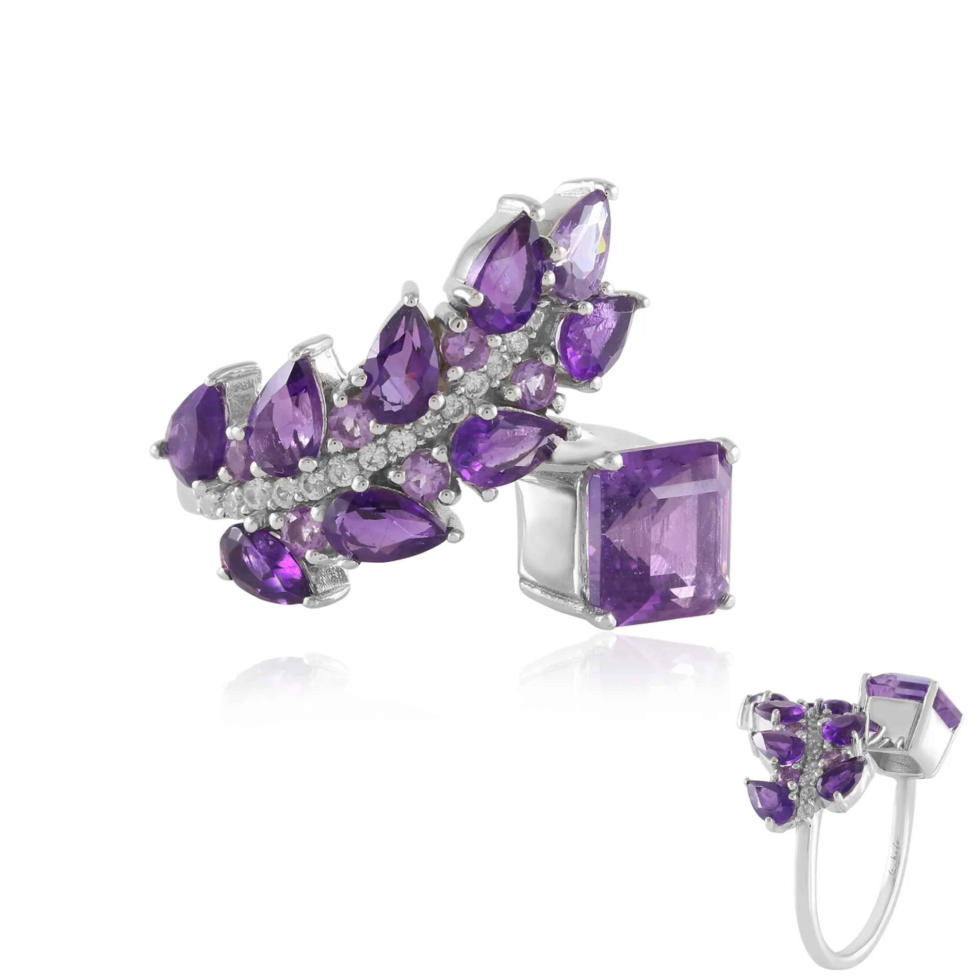 Sambia-Amethyst-Silberring