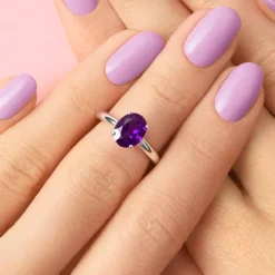 Sambia-Amethyst-Silberring