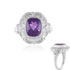 Sambia-Amethyst-Silberring